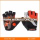 Anti Vibration Black Cycling Gloves Ladies/Mens Fingerless Road Cycling Gloves