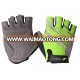 Stretchable Sports Bike Gloves for Summer Padded Bicycle Gloves Fluorescent Green Cycling Gloves